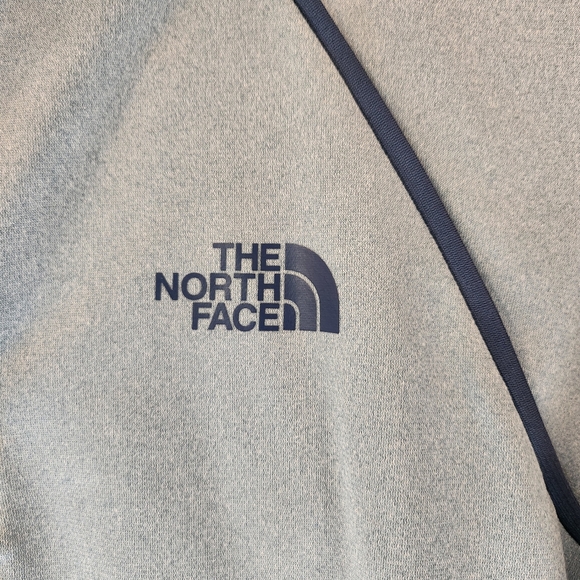 The North Face blue grey quarter zip pullover, women's small NWT - Picture 2 of 5